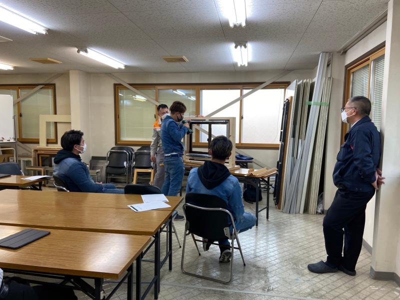 インプラス(二重窓)取付講習会！！