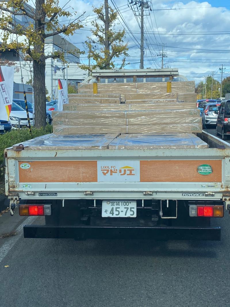 荷台いっぱい