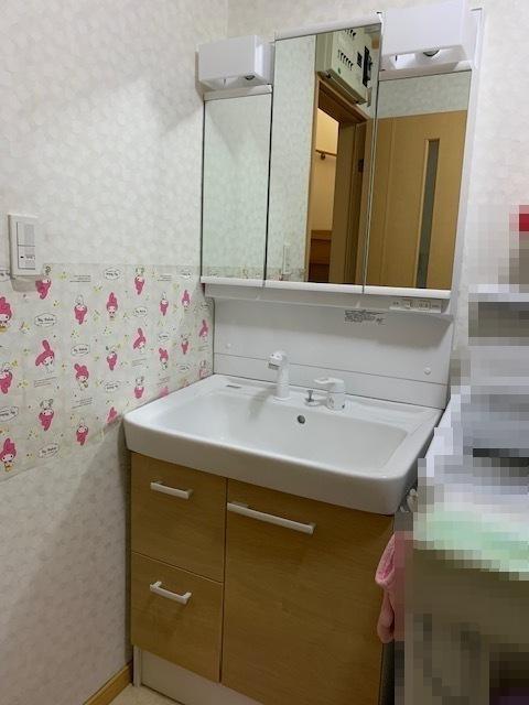 施工例：洗面台