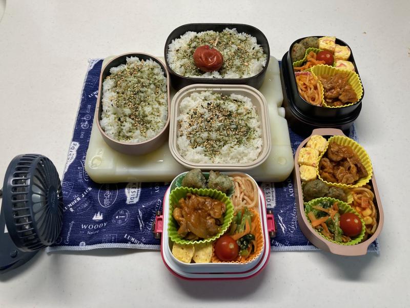お弁当　夏の暑さ対策