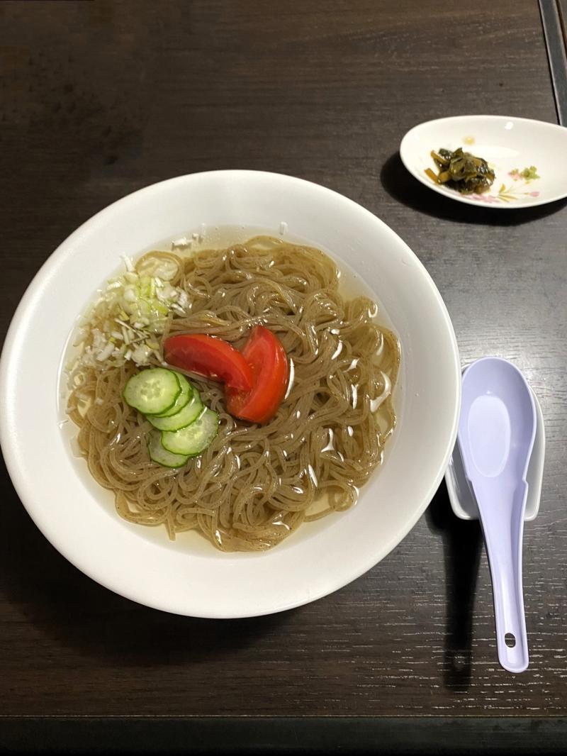 地元高校生が作った”エゴマ”冷麺！