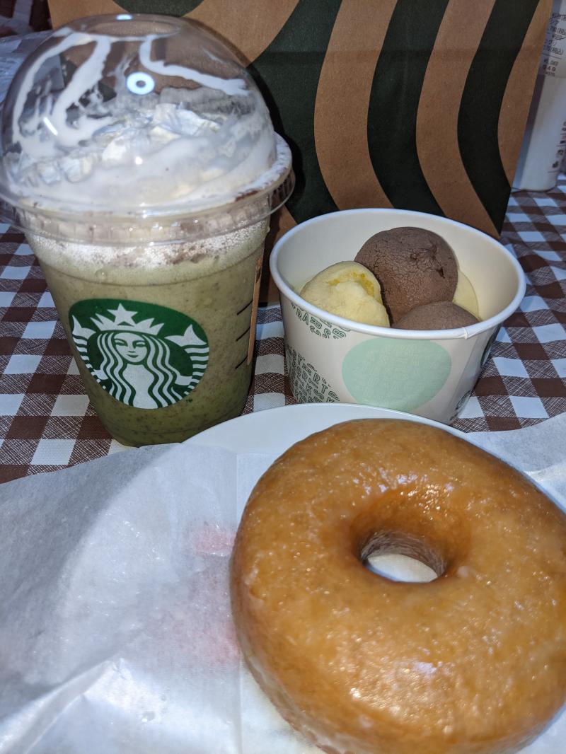 スタバの抹茶クリームフラペチーノ