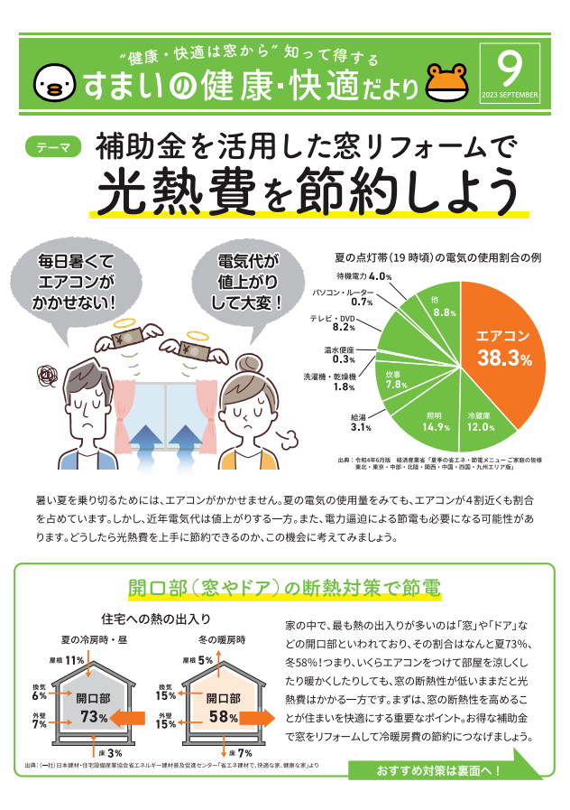 補助金を活用した窓リフォームで光熱費を節約しよう！