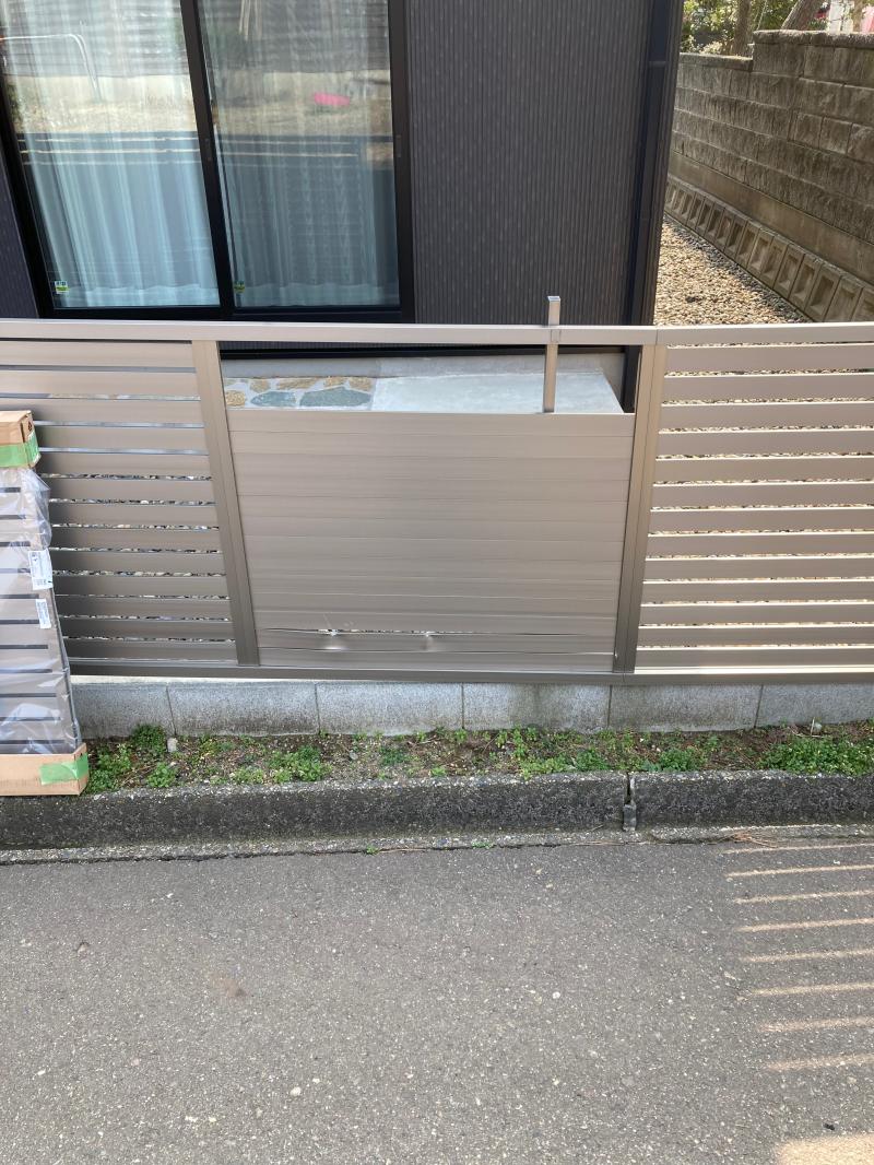 フェンスの修繕工事