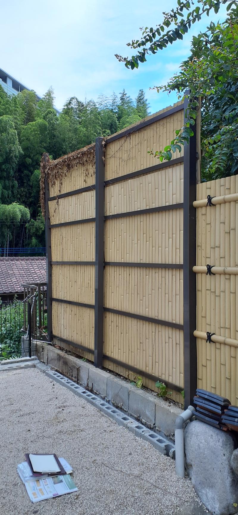 施工例　建仁寺垣