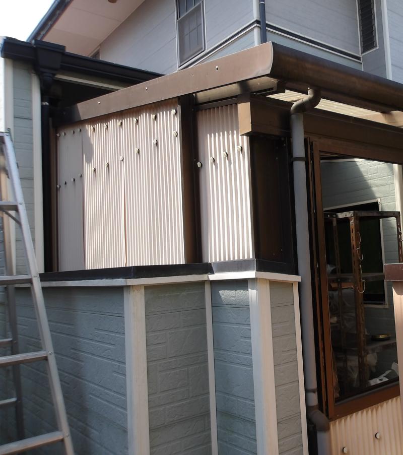 風除室波板交換