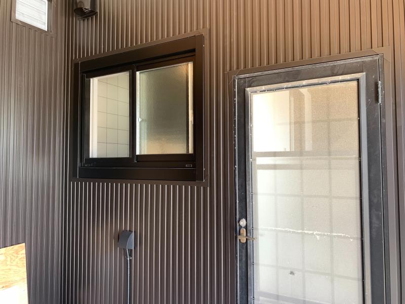 面格子取付　施工例
