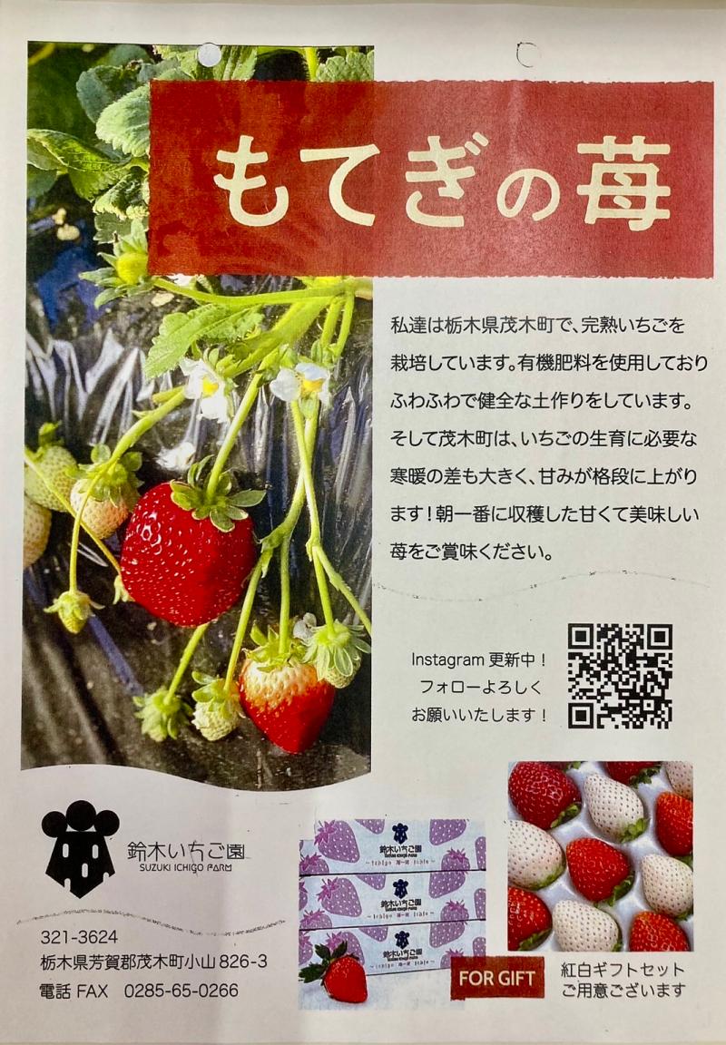 🍓もてぎの苺🍓