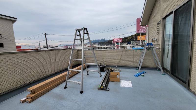 カーポート・テラス工事　3