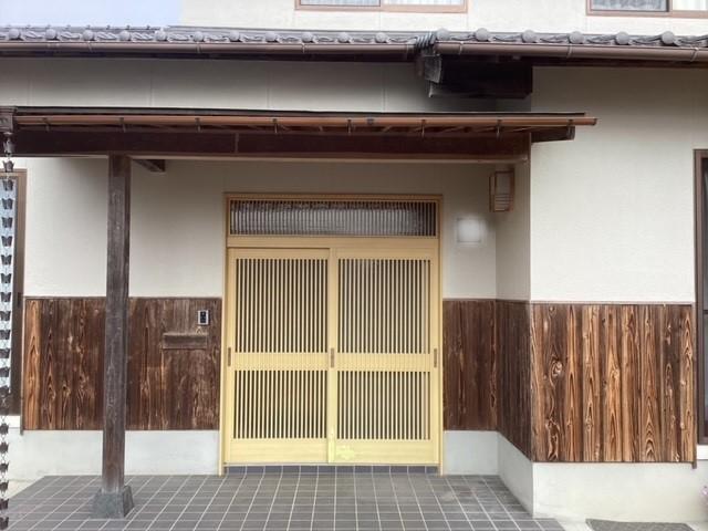 玄関引戸リシェント工事