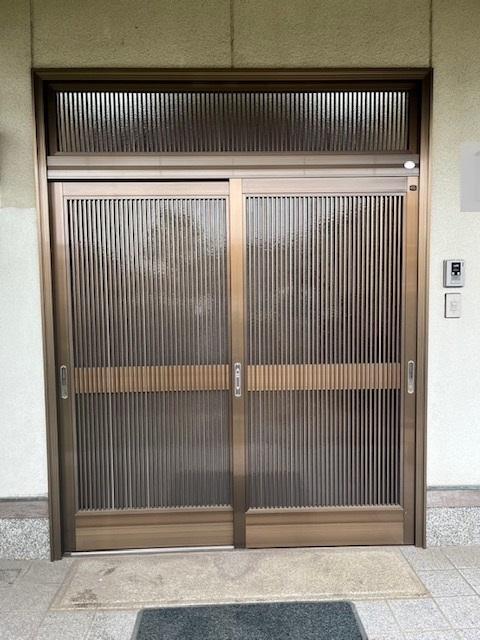 玄関引戸リシェント工事