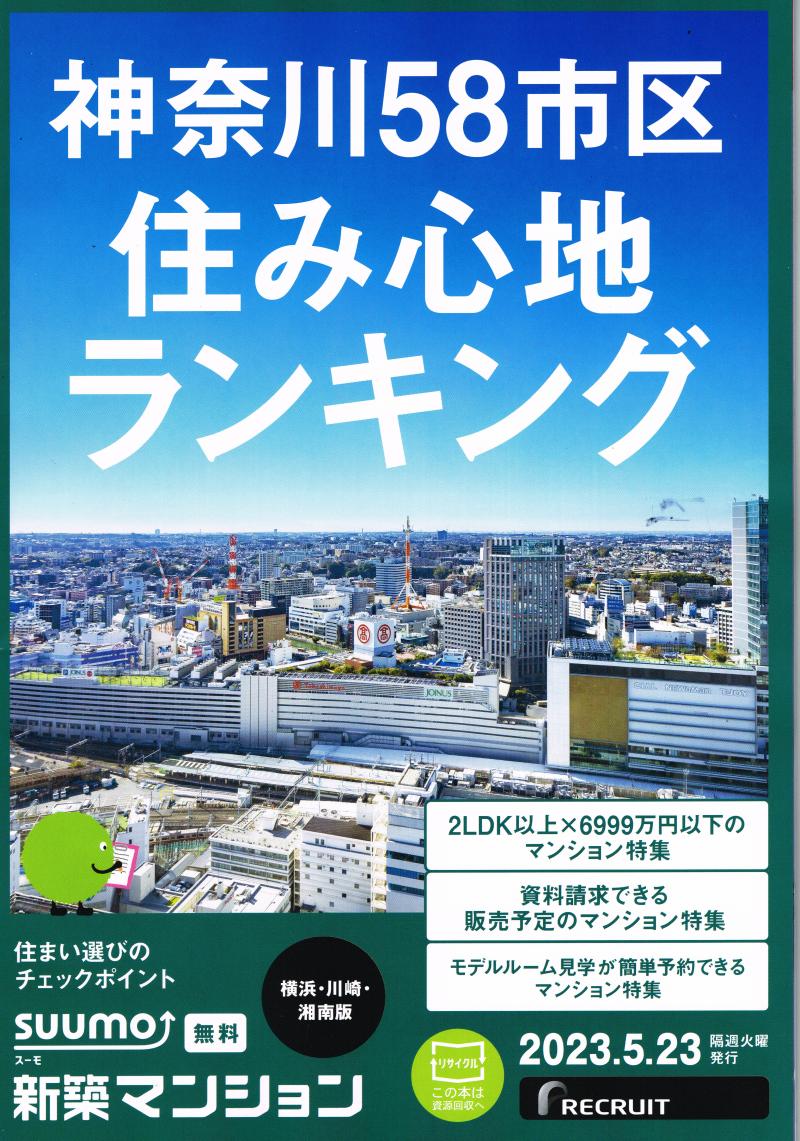 神奈川58市区　住み心地　ランキング