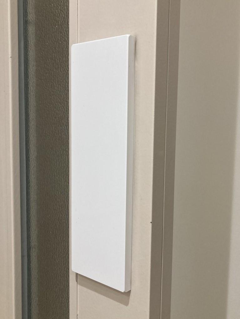 押し板を取り替え