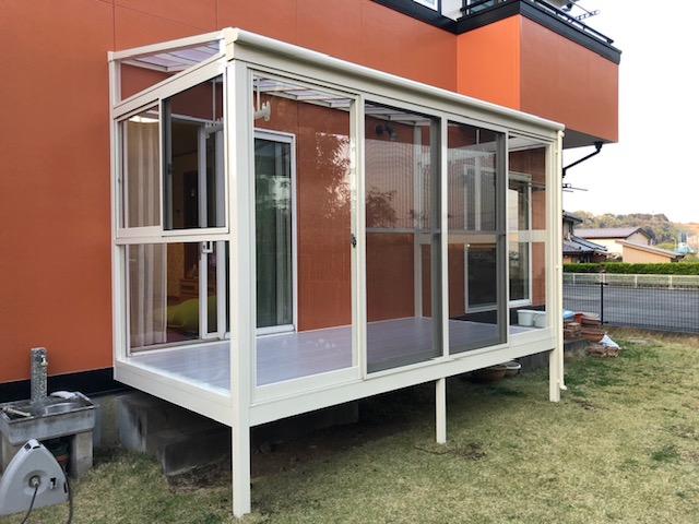 【サンルーム　サニージュ】施工させていただきました。