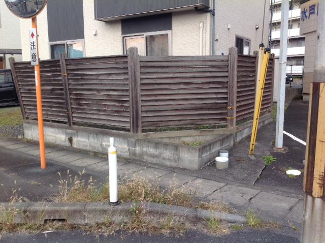 一関市内　フェンス