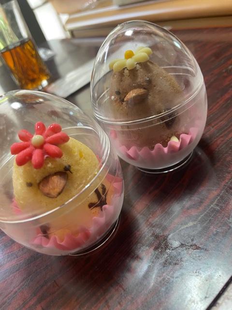 かわいいケーキ🐣とラーメン