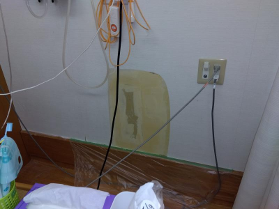 ミネトーヨー住器の【八王子市】病院　壁補修工事　完了の施工事例詳細写真2