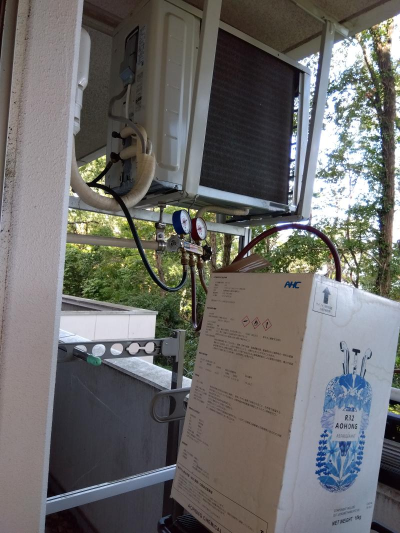 ミネトーヨー住器の【八王子市】私立大学学生寮　エアコン点検、修理の施工事例詳細写真4