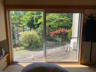 ミネトーヨー住器の【多摩市】内窓インプラス引き違い和紙調、引き違い、開き、取付設置工事の施工事例詳細写真2