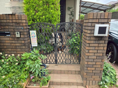 【門扉交換工事】打ち合わせ、現調 ミネトーヨー住器のブログ 写真1