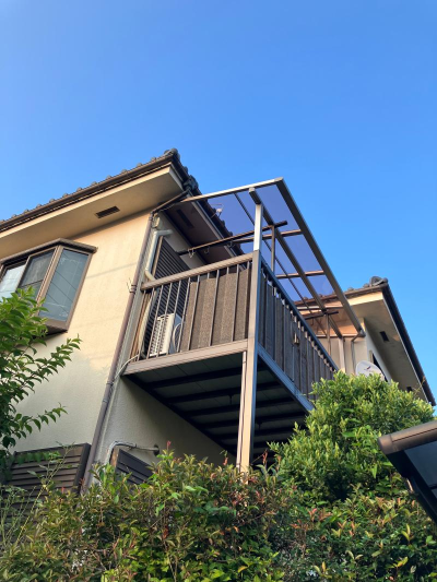 ミネトーヨー住器の【動画有】LIXIL　テラス屋根　スピーネ取付工事の施工事例詳細写真2