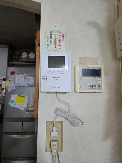 ミネトーヨー住器の【八王子市】パナソニックテレビドアホン　取付工事の施工事例詳細写真4