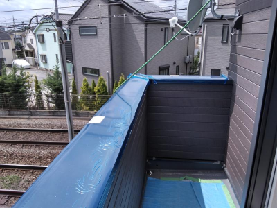 ミネトーヨー住器の【動画有】新築　「アルミ笠木」工事の施工事例詳細写真3