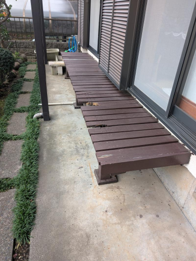 ミネトーヨー住器の【八王子市】ぬれ縁　設置工事の施工事例詳細写真1