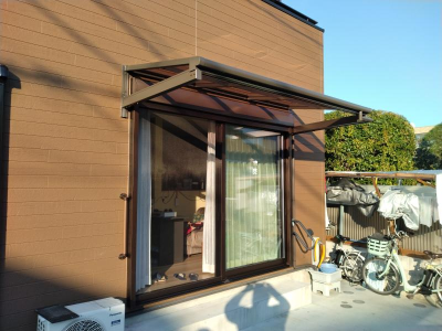 【八王子市】テラス屋根　取付工事 ミネトーヨー住器のブログ 写真1