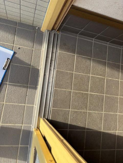 【玄関引戸カバー工事】打ち合わせ、現調 ミネトーヨー住器のブログ 写真2