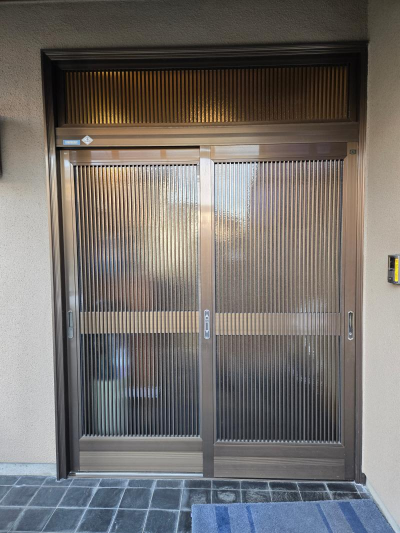 【玄関引戸】カバー工事　ご説明 ミネトーヨー住器のブログ 写真1