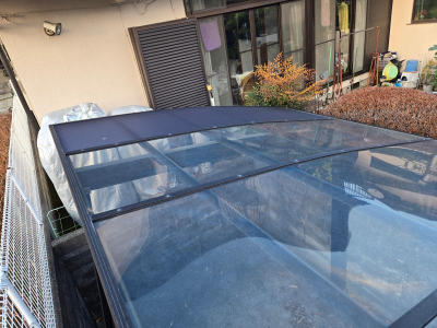 【八王子市】カーポート屋根パネル交換　現調、打ち合わせ ミネトーヨー住器のブログ 写真2