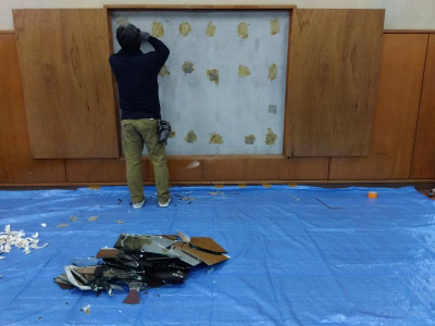 ミネトーヨー住器の【八王子市】私立大学　鏡交換工事、オペレーター交換工事の施工事例詳細写真2