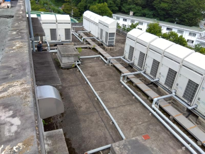 【八王子市　私立大学屋上防水工事】 ミネトーヨー住器のブログ 写真1