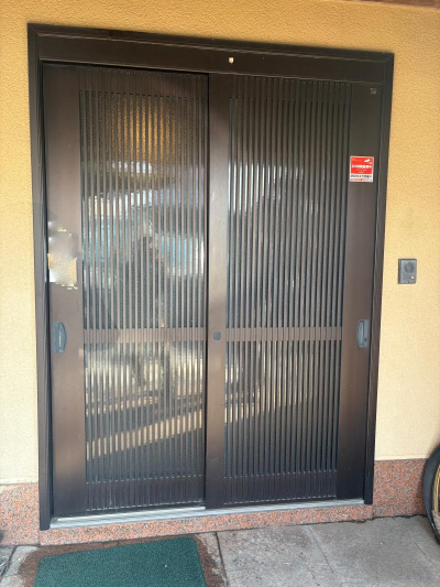 ミネトーヨー住器の【八王子市】玄関引戸カバー工事の施工事例詳細写真1