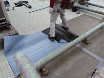 ミネトーヨー住器の【私立大学 屋上防水工事】の施工事例詳細写真3