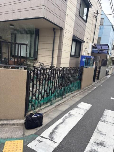 【伸縮門扉】交換工事　現調、打ち合わせ ミネトーヨー住器のブログ 写真2