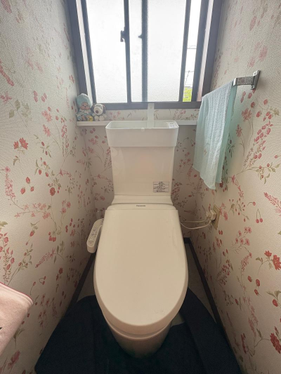 ミネトーヨー住器の【八王子市】シャワートイレ交換工事に伺いましたの施工事例詳細写真1