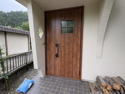ミネトーヨー住器の【八王子市】リシェント玄関親子ドア施工に伺いましたの施工事例詳細写真2