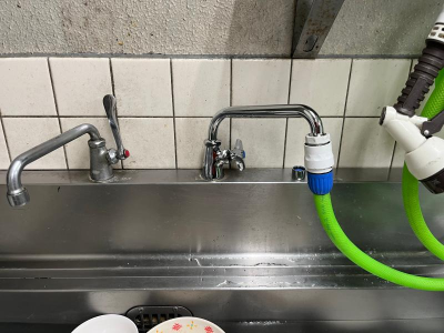 ミネトーヨー住器の【八王子市】養護介護施設 厨房水栓交換工事の施工事例詳細写真2