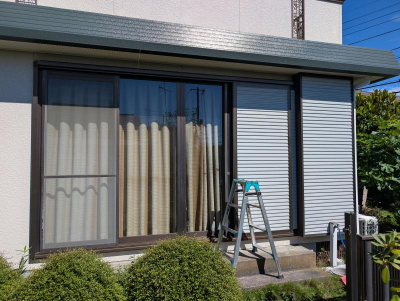 ミネトーヨー住器の【神奈川県 相模原市】住宅サッシ大型シャッター工事の施工事例詳細写真1
