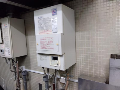 ミネトーヨー住器の【八王子市】私立大学 厨房給湯器交換工事に伺いましたの施工事例詳細写真1