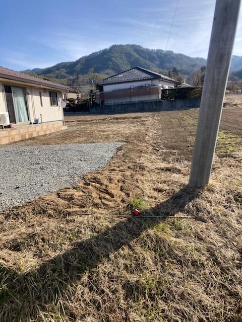 おしゃれな木目調アルミフェンスを設置しました（伊那市）