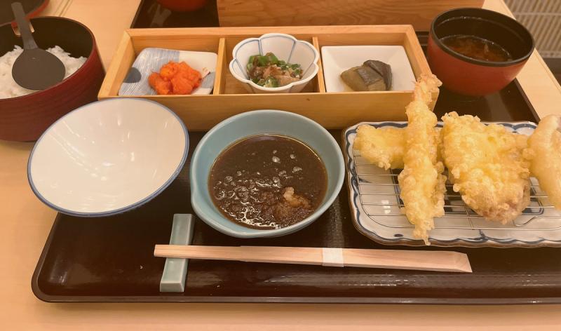 天ぷらを食べました🎵