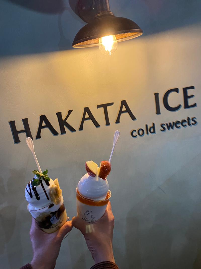 同期と博多へ行きました🍦